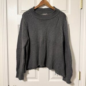 Wooden Ships Wool Blend Sweater Size Small / Medium Gray Knit Mohair Oversized